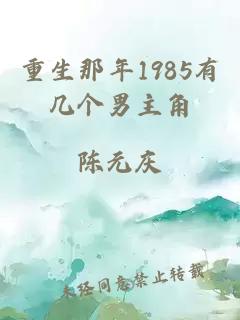 重生那年1985有几个男主角